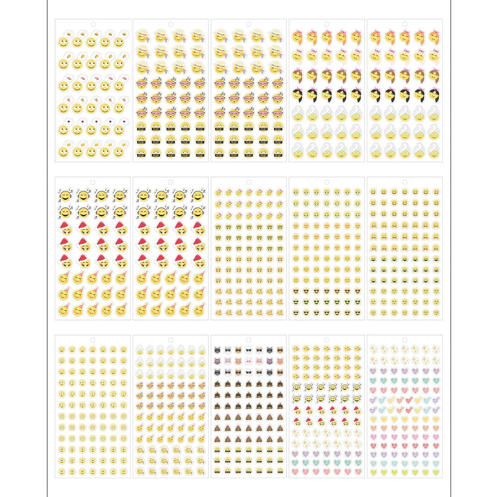 Happy Planner Classic Emoji Social Talk Stickers Value Pack