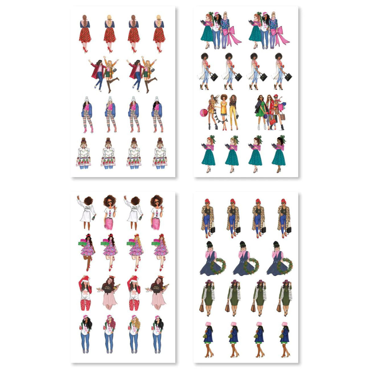 Rongrong Tis The Season Sticker Book