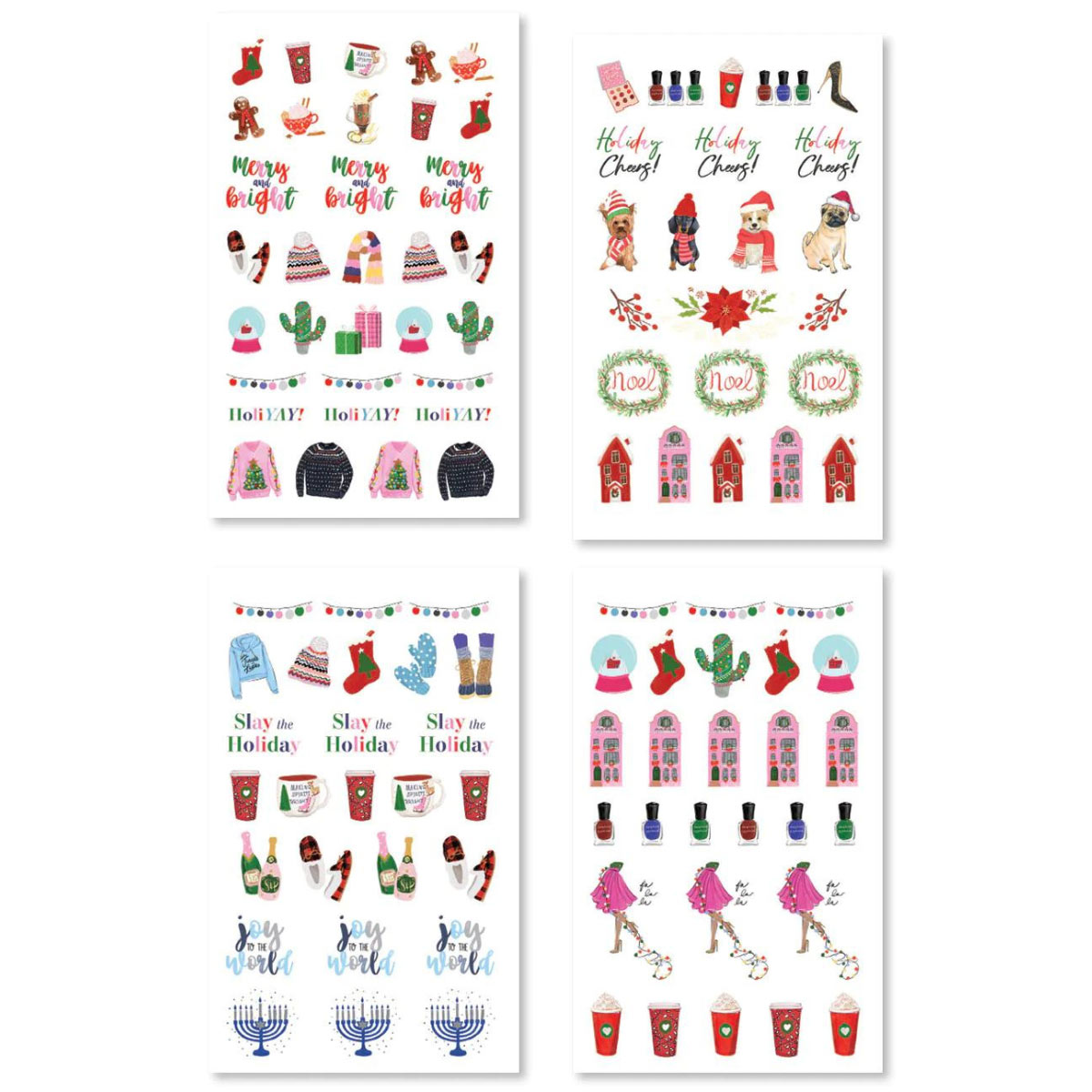 Rongrong Tis The Season Sticker Book