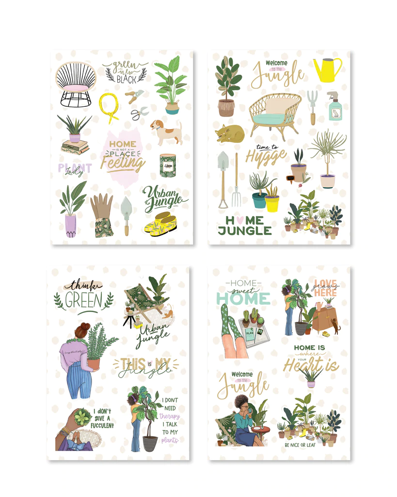 Rongrong Plant Lady Sticker Pack