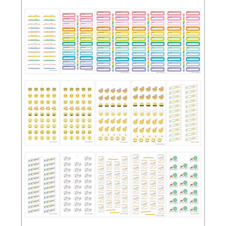 Happy Planner Big Icons Teacher | Stickers Value Pack