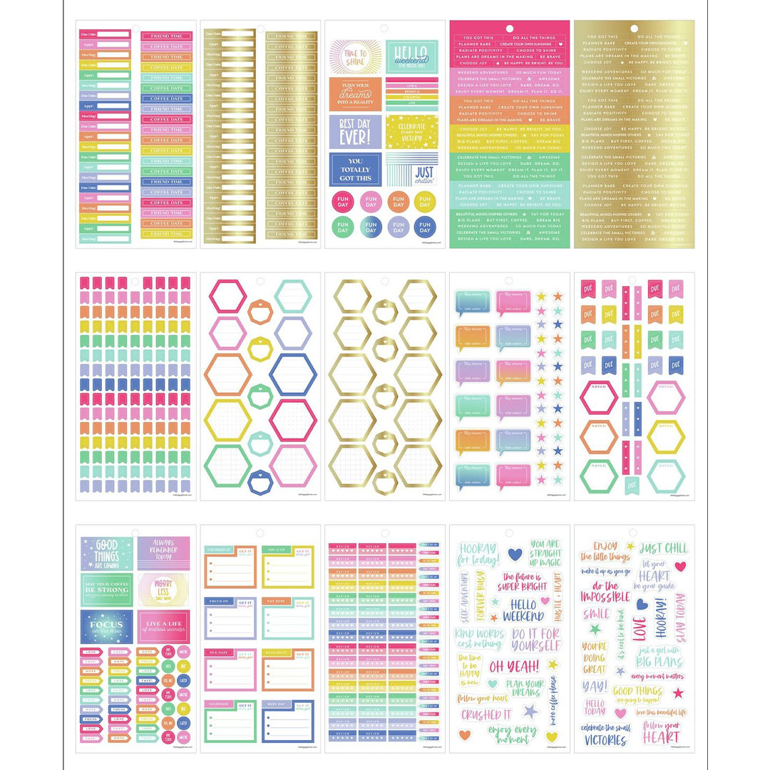 Happy Planner Mini Brights Sticker Pad