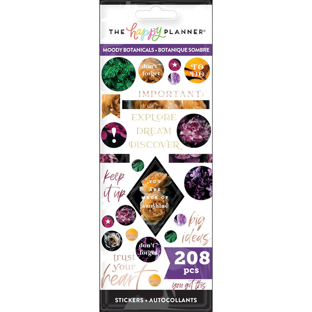 Happy Planner Moody Botanicals Petite Sticker Book