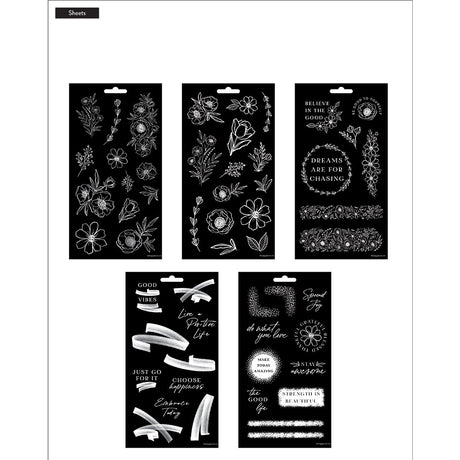 Happy Planner Everyday Clear Sticker Sheets