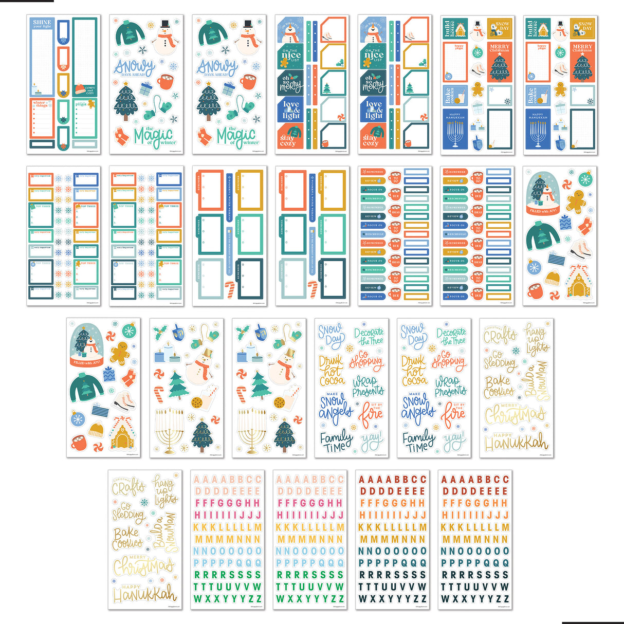 Happy Planner Seasonal 100 Sheet Sticker Book Value Pack