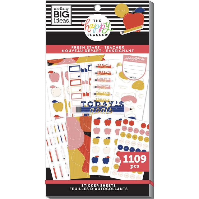 Happy Planner Fresh Start Stickers Value Pack