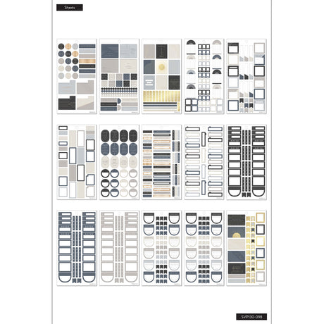 Happy Planner Align Mini Value Sticker Pack