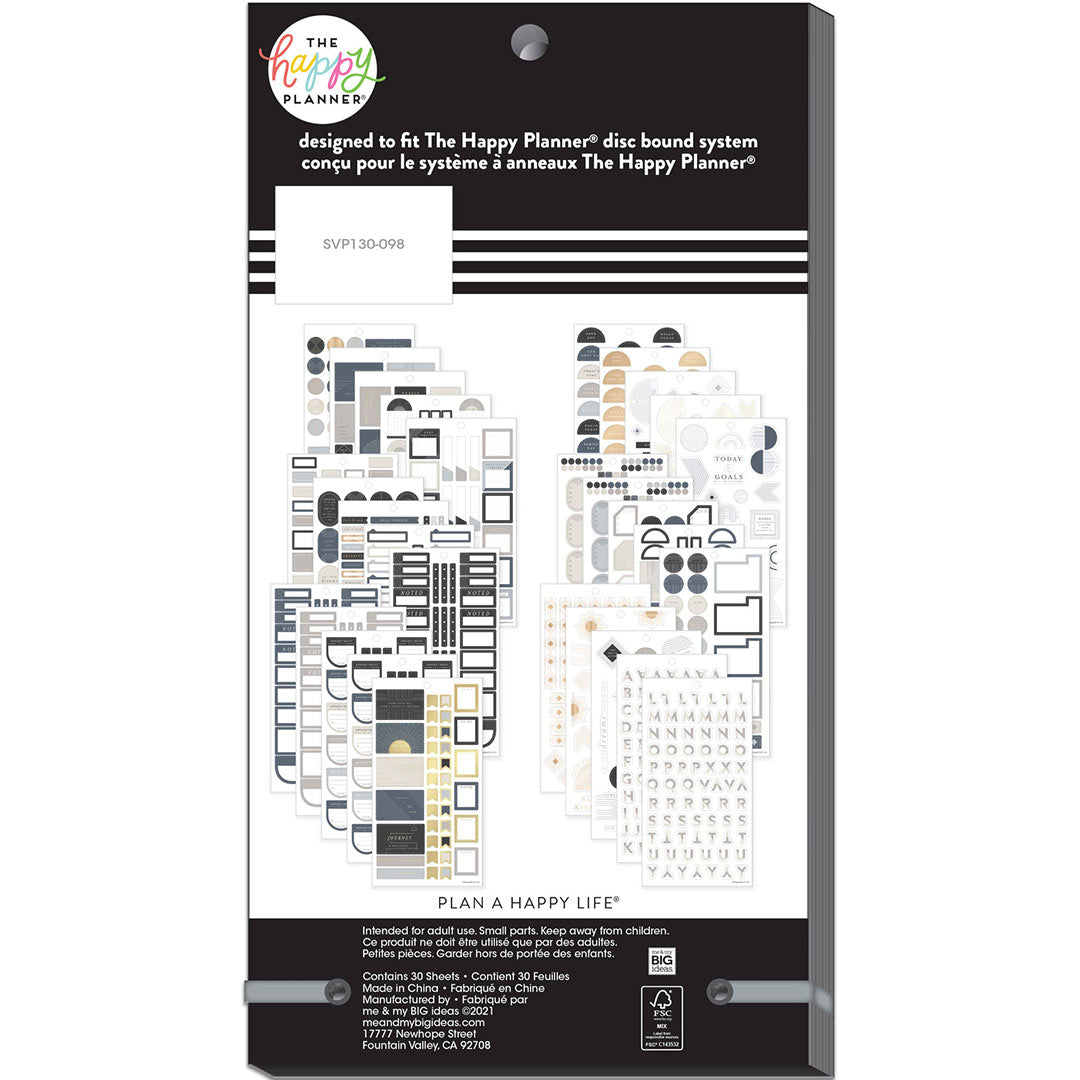 Happy Planner Align Mini Value Sticker Pack