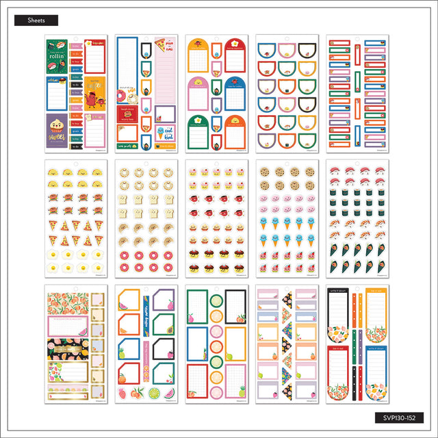 Happy Planner Hungry & Happy Sticker Book Value Pack