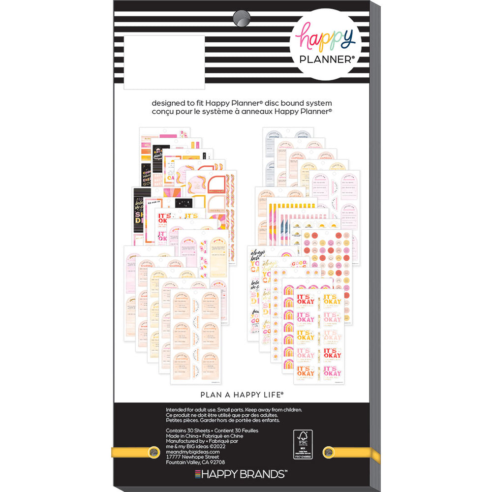 Happy Planner Feels Like Sunshine Sticker Book Value Pack