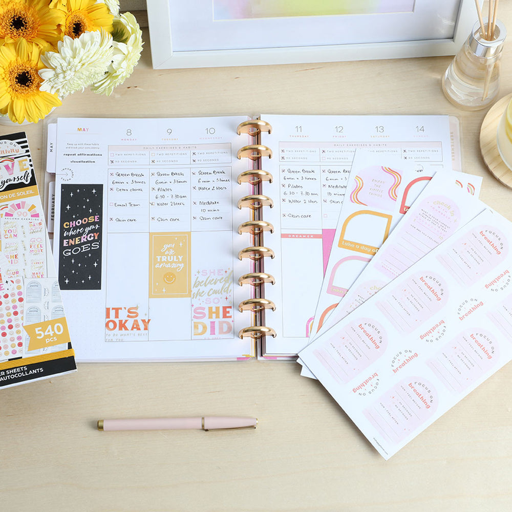Happy Planner Feels Like Sunshine Sticker Book Value Pack