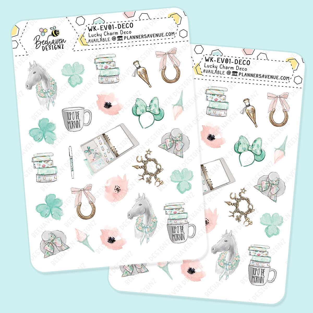 Lucky Charm Decorative Planner Sticker