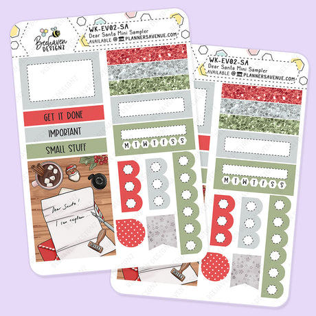 Dear Santa Planner Stickers Sampler