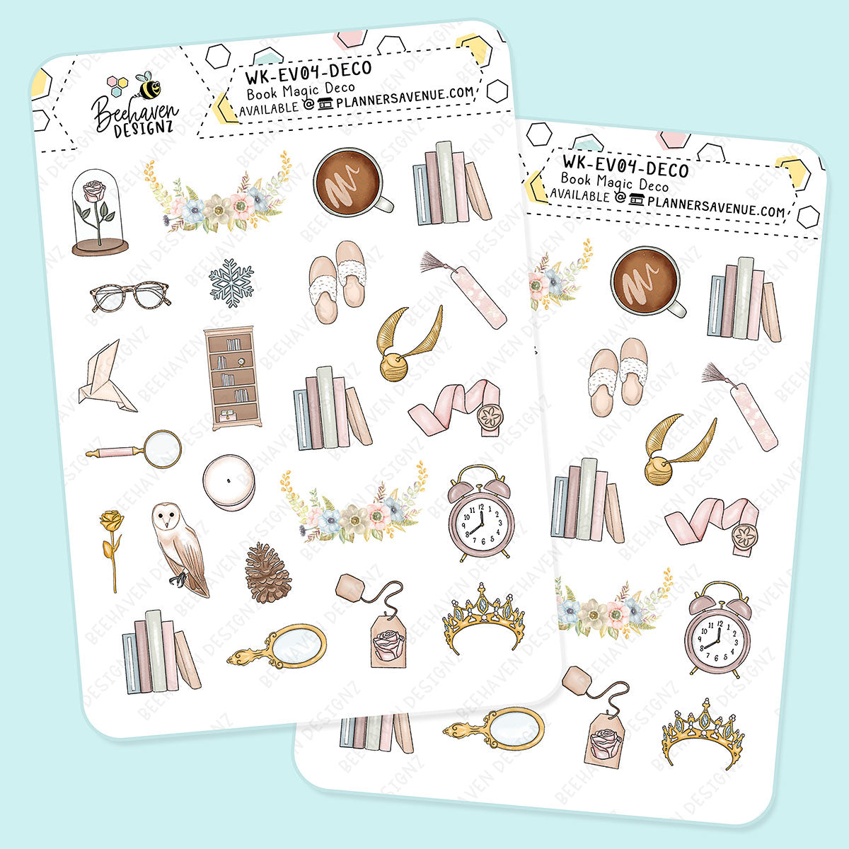 Book Magic Decorative Planner Sticker