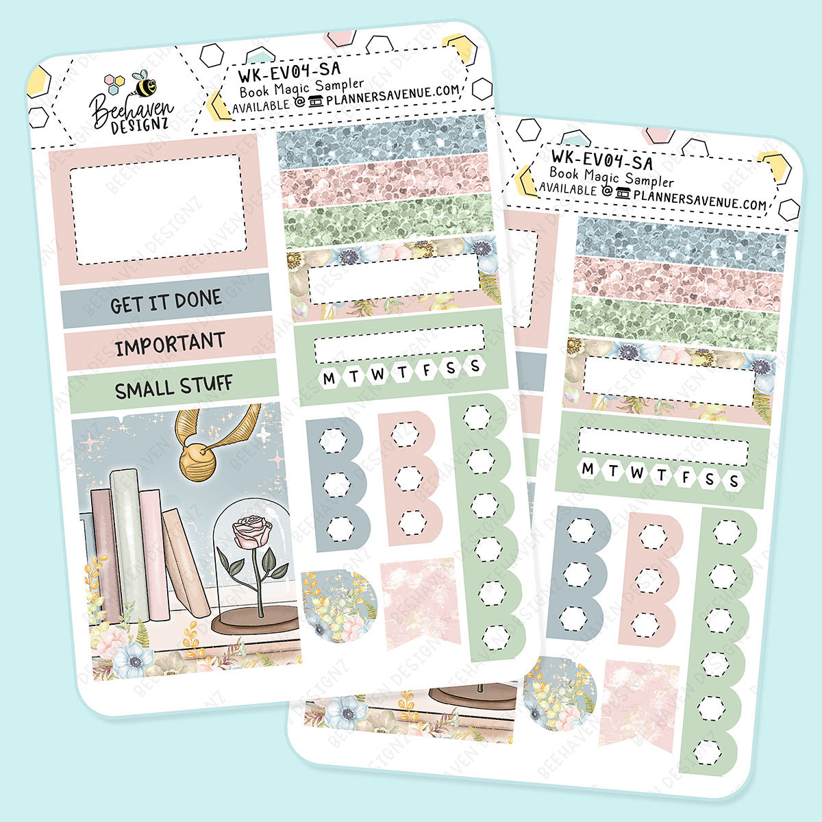 Book Magic Planner Sticker Sampler