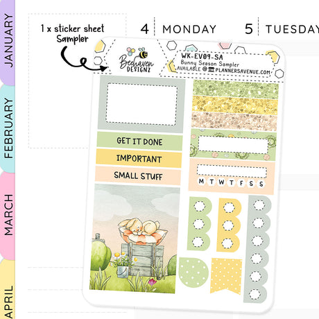 Bunny Season Sticker Sampler