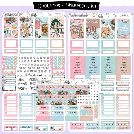 Bunny Hop Happy Planner Weekly Kit
