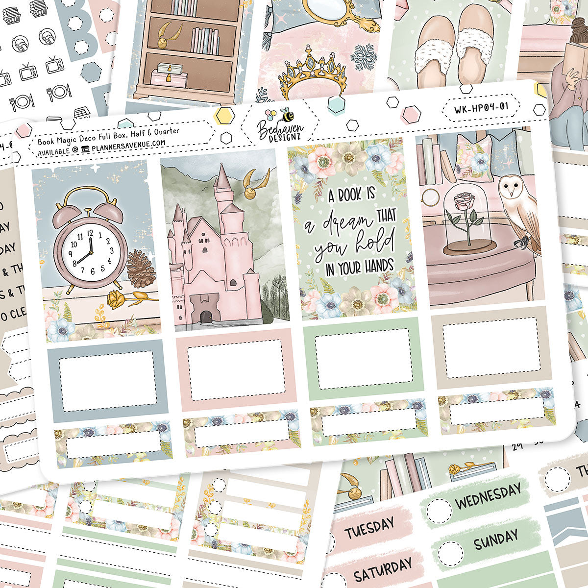 Book Magic Happy Planner Weekly Kit