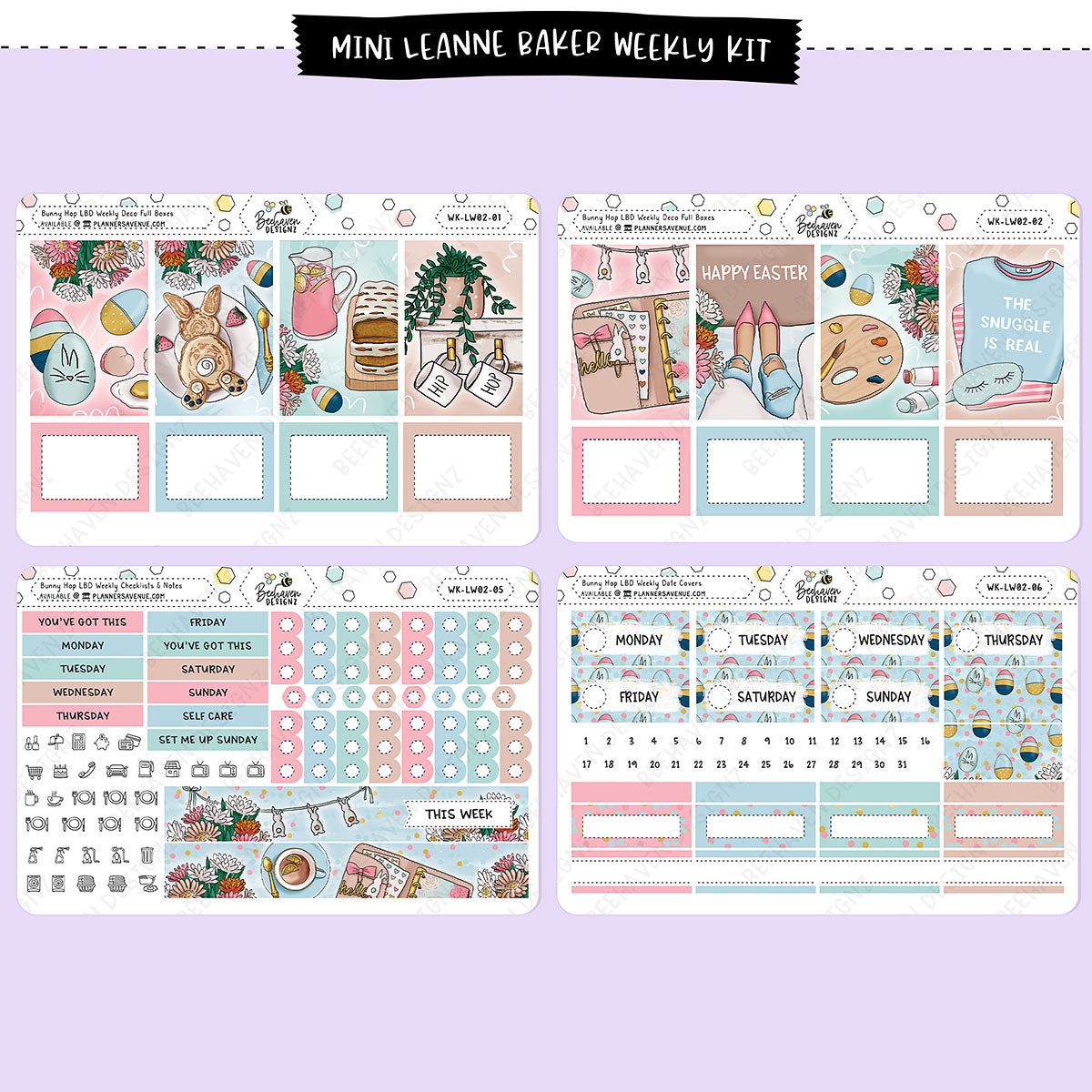 Bunny Hop Leanne Baker Weekly Kit