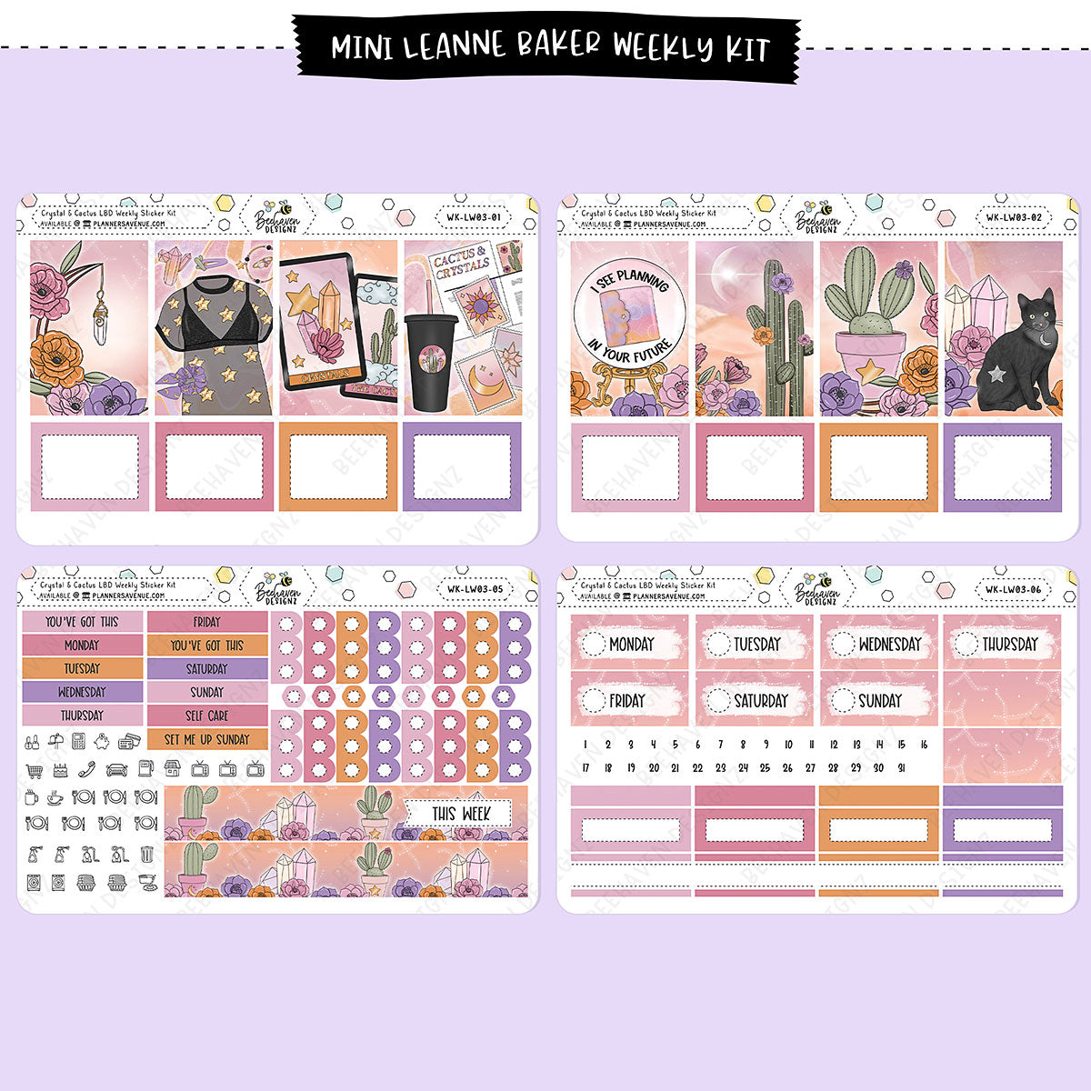 Crystal Cactus Leanne Baker Weekly Kit