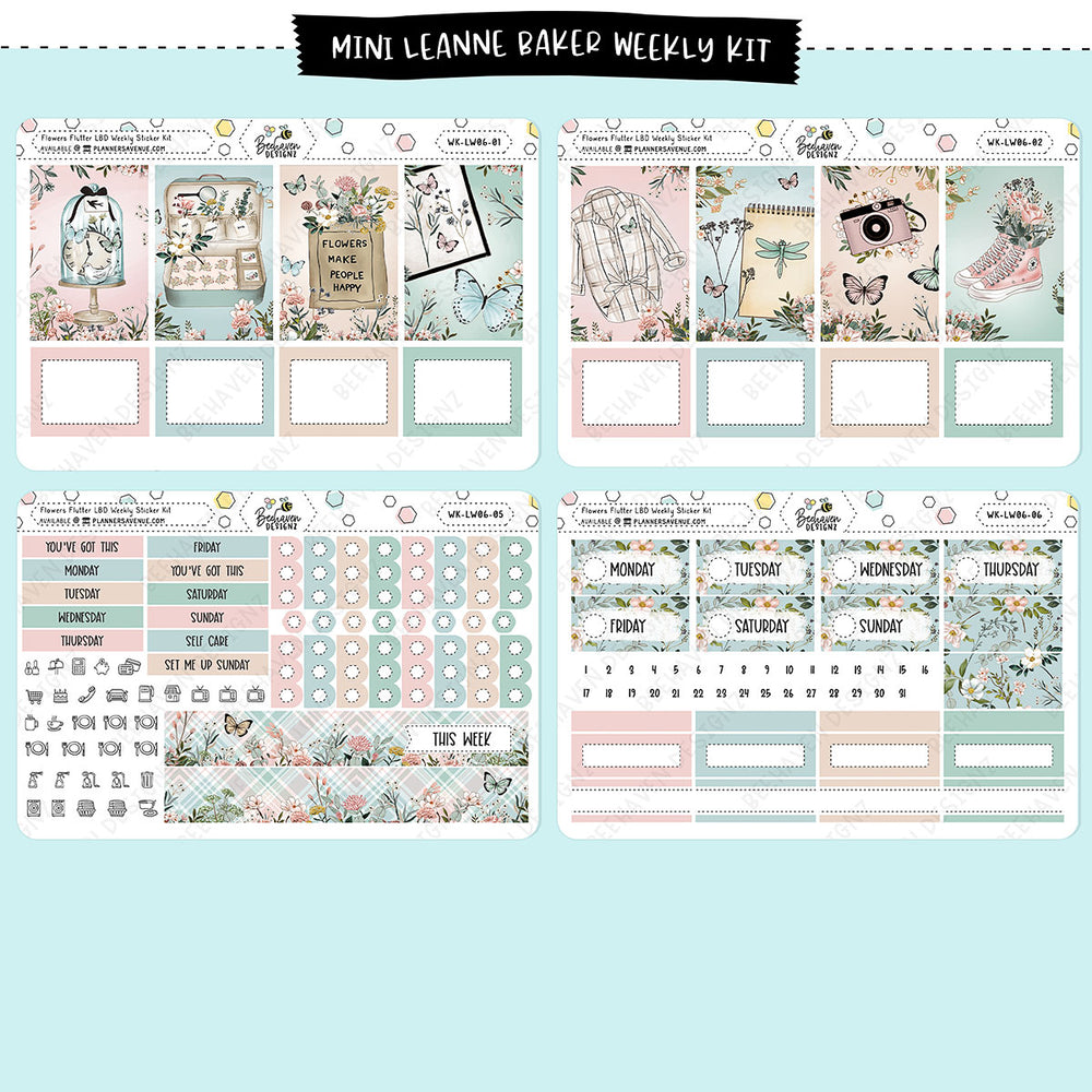 Flowers Flutter Leanne Baker Weekly Kit