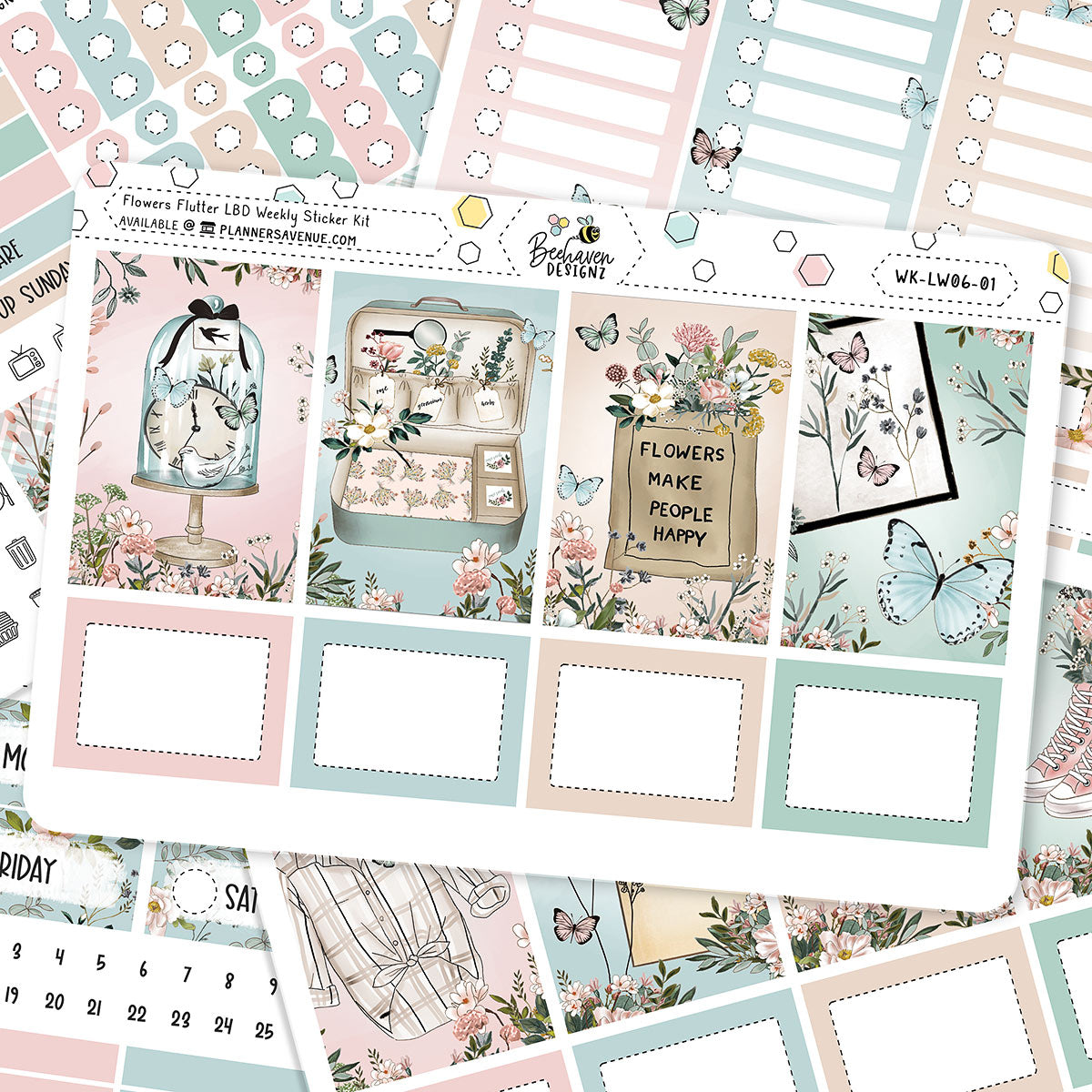 Flowers Flutter Leanne Baker Weekly Kit