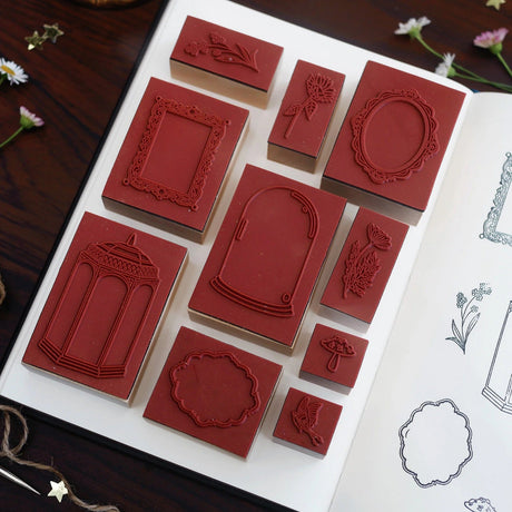 Frames & Florals Stamp Set - The Quirky Cup Collective