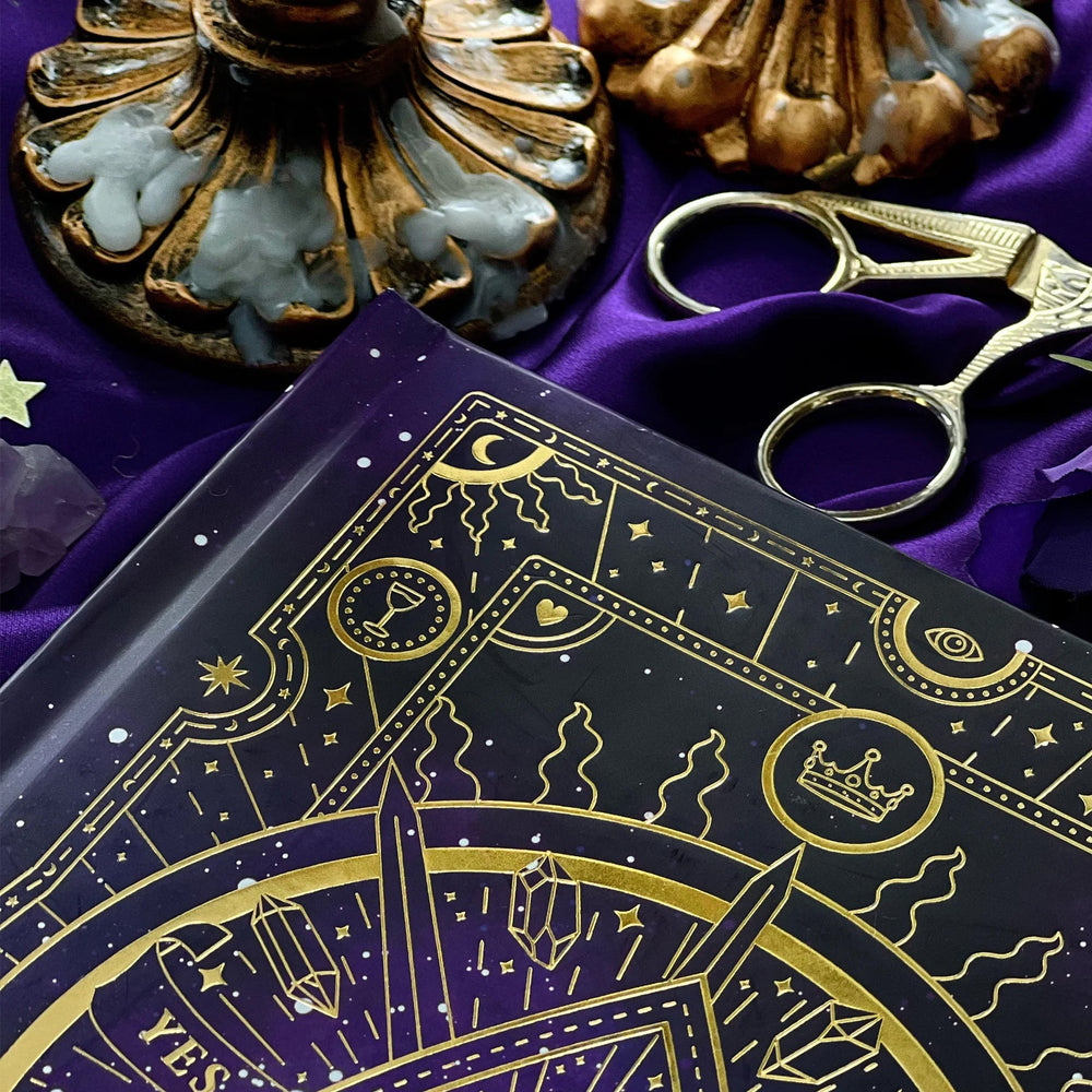 Magic Tarot Journal foil cover detail