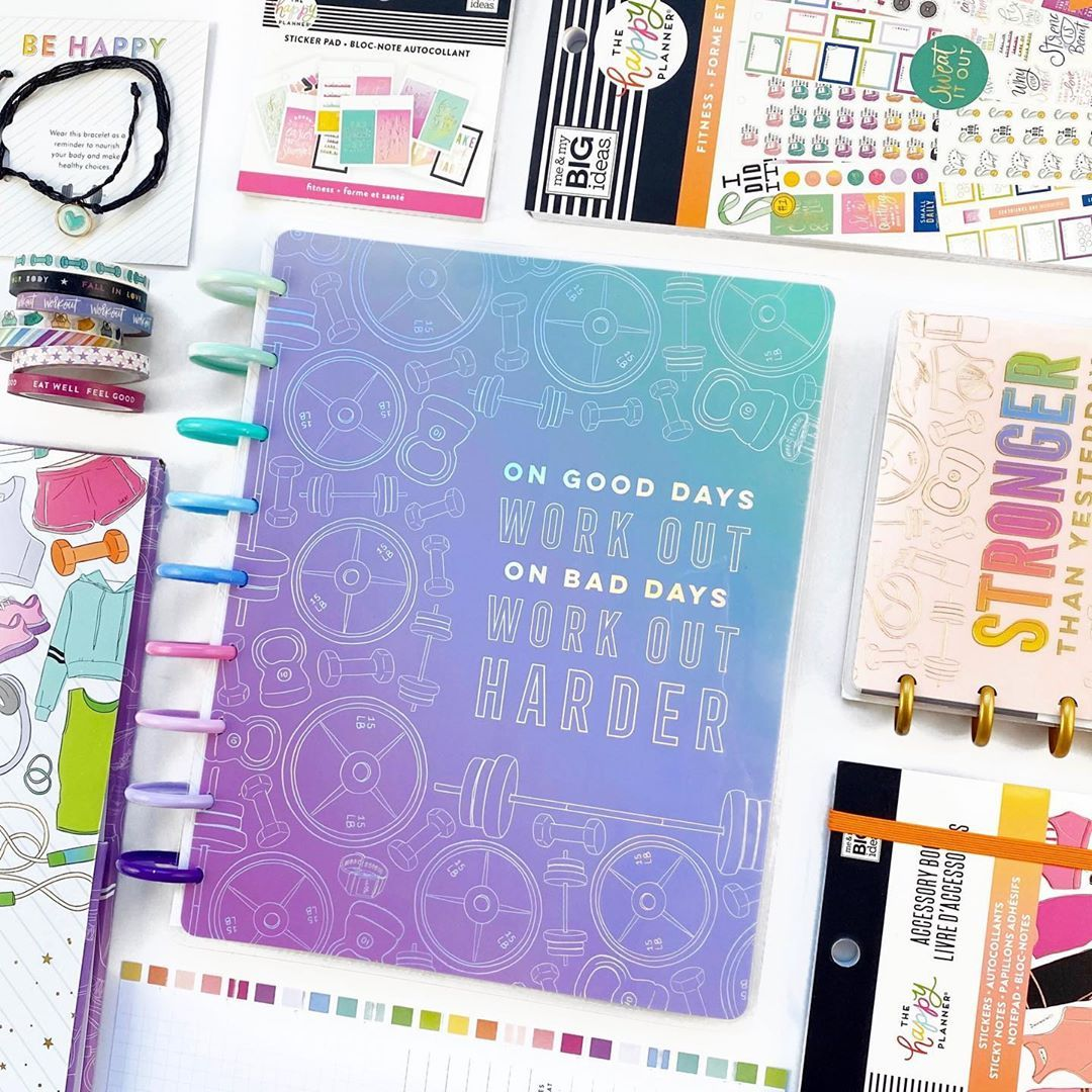 Fitness Planners, Fitness Stickers & Fitness Journals