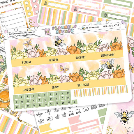 Monthly Planner Sticker Kits