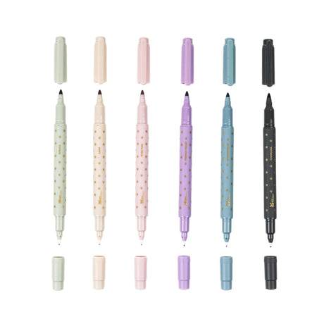 Erin Condren Pastel Dual-Tip Markers 6-pack