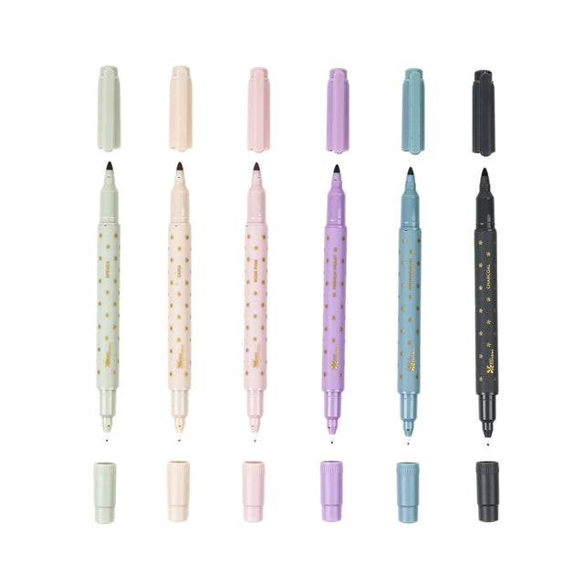 Erin Condren Pastel Dual-Tip Markers 6-pack