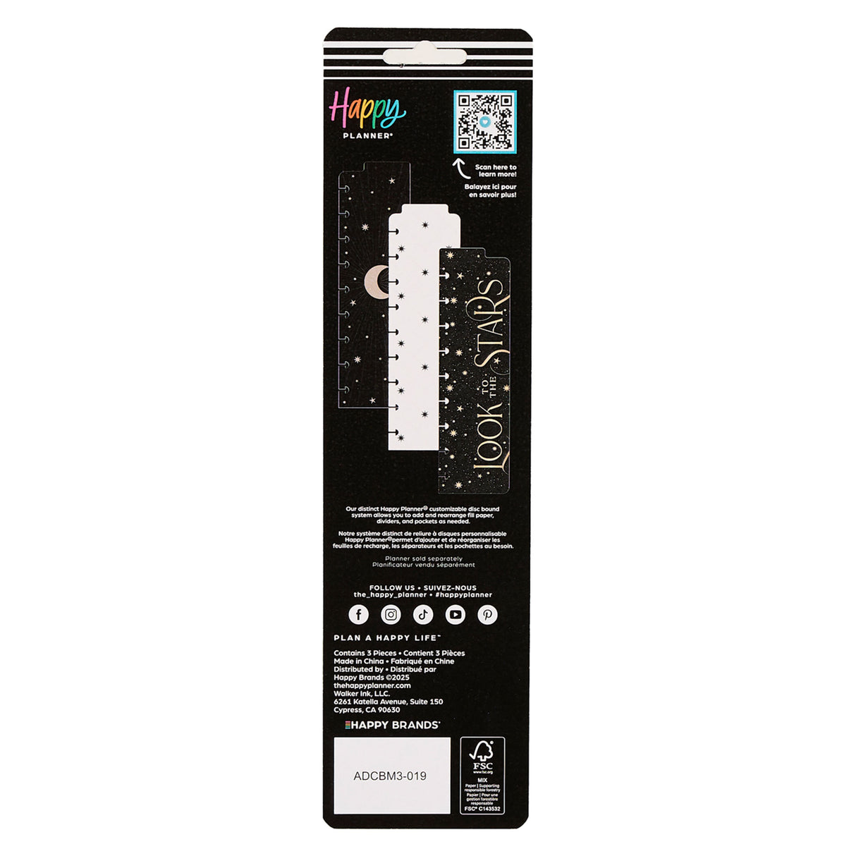 Happy Planner Eternal Stars Classic 3 Pack Bookmarks
