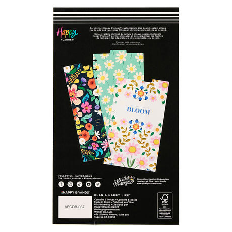 Happy Planner Golden Garden Classic Dashboard Pack
