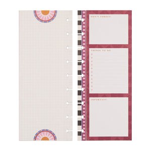 Happy Planner Horizon Lines Classic Folded Fill Paper