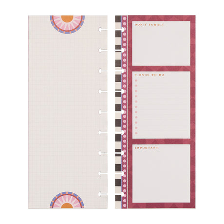 Happy Planner Horizon Lines Classic Folded Fill Paper