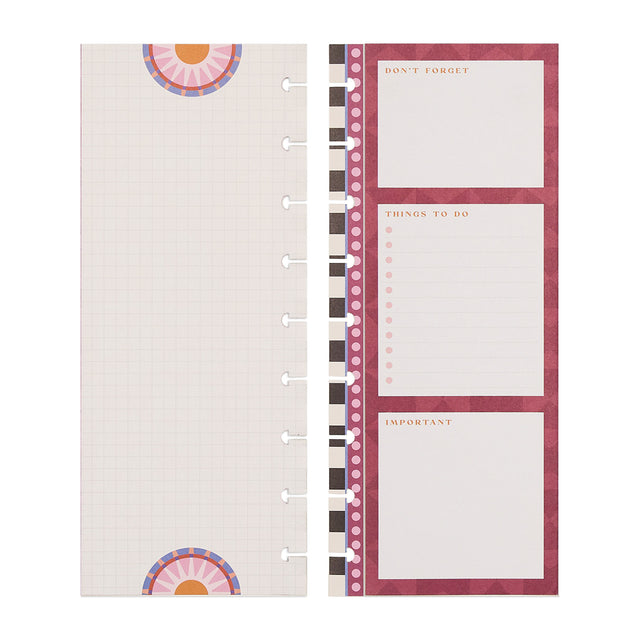 Happy Planner Horizon Lines Classic Folded Fill Paper