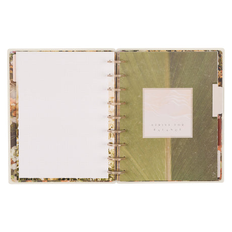 Happy Planner Classic Modern Nature Wellness Guided Journal
