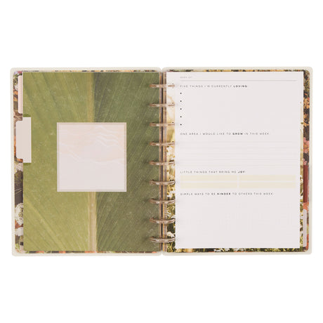 Happy Planner Classic Modern Nature Wellness Guided Journal
