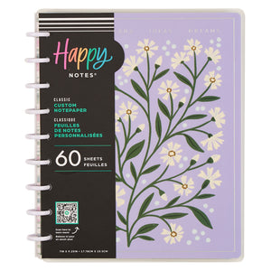 Happy Planner Spring Tapestry Classic Notebook - Lined