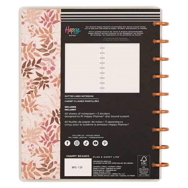 Happy Planner Dune Hues Classic Notebook - Lined