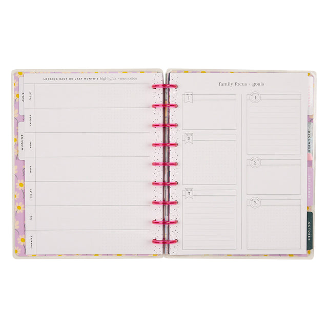 Happy Planner 2026 - 2027 Golden Garden Mom Classic 12 Month Dated - Parenting