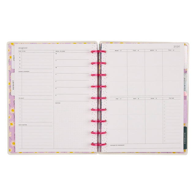 Happy Planner 2026 - 2027 Golden Garden Mom Classic 12 Month Dated - Parenting