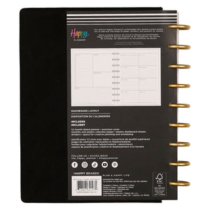Happy Planner 2026 - 2027 Eternal Stars Classic Dashboard 12 Month Dated - SPECIALTY Cover