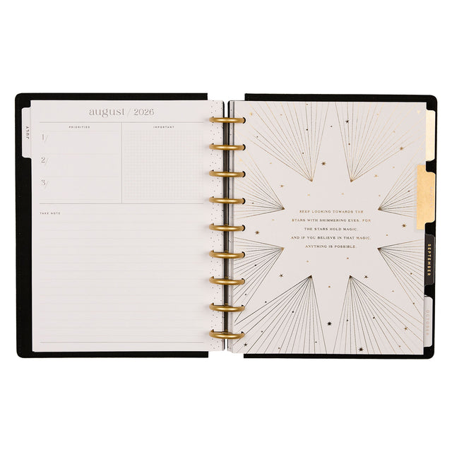 Happy Planner 2026 - 2027 Eternal Stars Classic Dashboard 12 Month Dated - SPECIALTY Cover