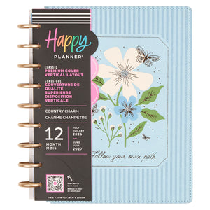 Happy Planner 2026 - 2027 Country Charm Classic Vertical 12 Month Dated - SPECIALTY Cover