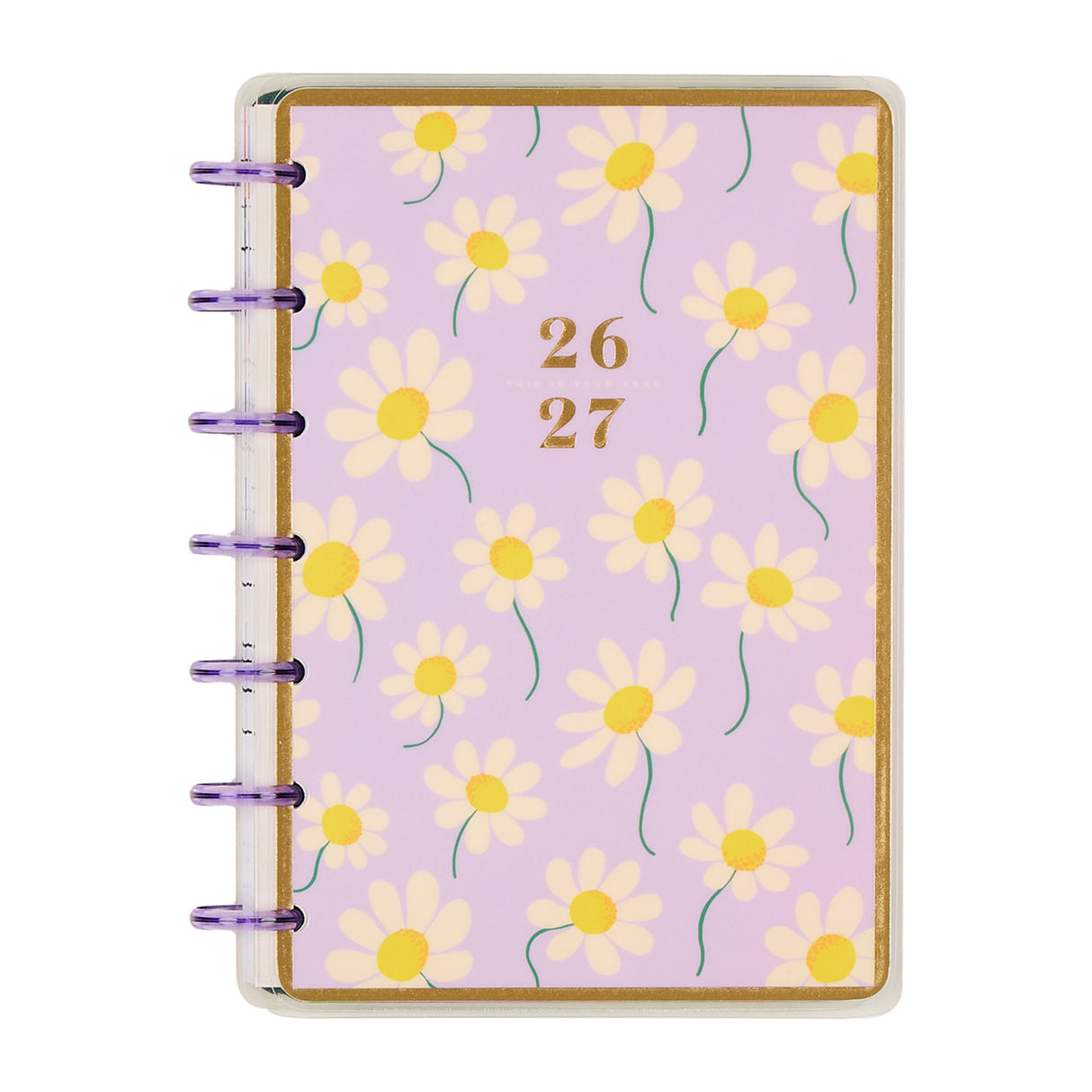 Happy Planner 2026 - 2027 "Golden Garden" Mini 12 Month Dated - Dashboard
