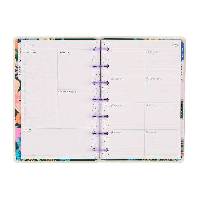 Happy Planner 2026 - 2027 "Golden Garden" Mini 12 Month Dated - Dashboard