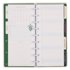 Happy Planner 2026 - 2027 "Spring Tapestry" Skinny Classic 12 Month Dated - Horizontal