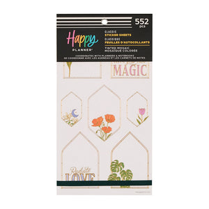 Happy Planner Tinted Mosaic Sticker Book - Classic